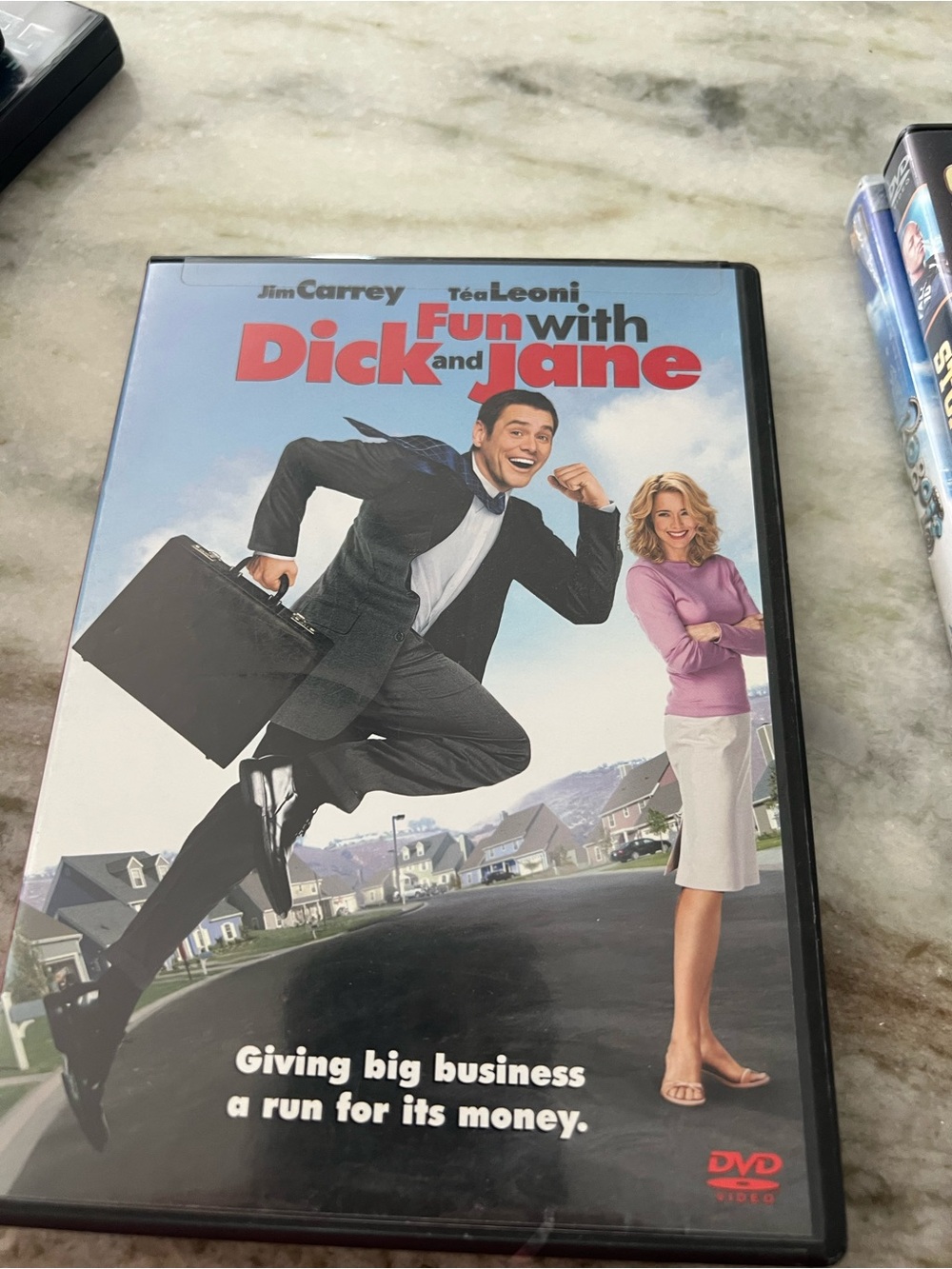 Unknown Brand Black and Red 'Fun with Dick and Jane' DVD Case